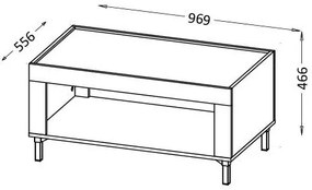 Bancă Mossana MO9 (alb). 1096844