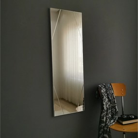 Oglinda A320Y, argintiu, 35x105 cm