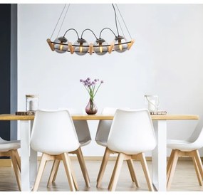 Lustră pe cablu LEONA 4xE27/15W/230V Globo 15883-4H