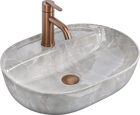 Lavoar pe blat Rea Aura Kashmir 50,5 cm gri lucios