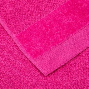 DETEXPOL Set 2 prosoape de mâini frotir VITO, magenta, 50 x 90 cm