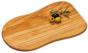 Kesper 2910160 Tăietor și platou pentru servire oliva, 30 x 18 x 1,2 cm