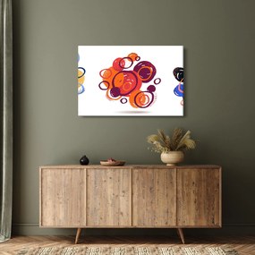 Tabloul cercuri colorate (90x60 cm)