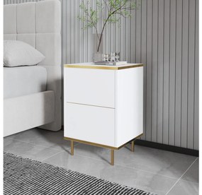 Noptieră Butobo (alb + auriu). 1094430