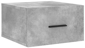 829860 vidaXL Noptieră de perete, gri beton, 35x35x20 cm