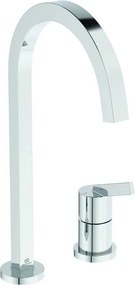 Baterie bucatarie Ideal Standard Gusto Square 217 crom lucios 2 elemente