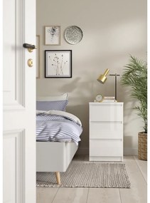 Comodă Simplicity 40 x 50 x 70 cm, alb lucios