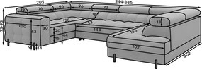 Coltar extensibil Fectory pe dreapta Jaffray 40