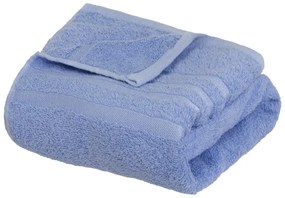 Prosop albastru din bumbac din frotir 70x140 cm Simple – Casa Selección