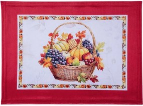 decoDoma Set de 4 suporturi și traversă de masă PUMPKINS