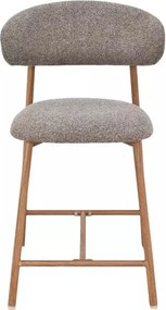 Scaun de bar Elton H-2 Noelle cappuccino 256 / stejar