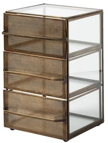 Organizator din sticla, cu 3 sertare, Draw