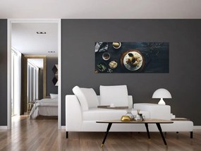 Tablou cu desert pe masă (120x50 cm)
