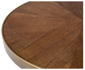 Masă de dining cu blat cu aspect de lemn de frasin 90x180 cm Denise – White Label