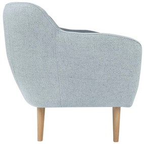 Supermobel Canapea tapitata NORDIC 2, 90x136x55, cablo 10, albastru deschis