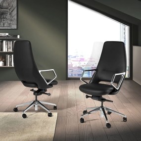 Scaun de birou modern piele sintetica Black