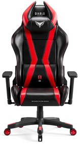 Scaun gaming Diablo X-Horn 2.0 King Size: negru-roșu