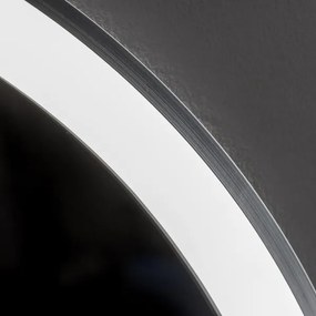 Brilagi-LED Oglindă anti-aburire dimabilă cu iluminare LED ALU PRO LED/18W/230V pr.60 cm IP44, crom mat