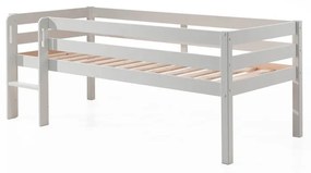 Pat înalt pentru copii Vipack Pino, 90 x 200 cm, alb