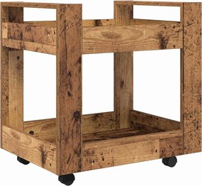 vidaXL Cărucior Birou Lemn Vechi 60 x 45 x 60 cm Lemn compozit