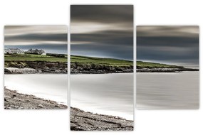 Tablou cu lac în amurg (90x60 cm)