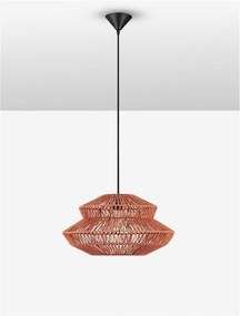 Lustra/Pendul design natural NUA orange