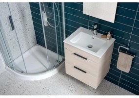 JIKA H4536021765141 - Corp de baie CUBE cu lavoar, 60,7 x 65 cm, frasin