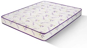 Saltea LAVENDER AIR-FRESH, spumă poliuretanică, reversibilă, hipoalergenică, super ortopedică, Grosime 19 cm, 140x190