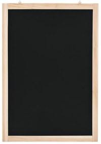Tabla neagra pentru perete, lemn de cedru, 40 x 60 cm 40 x 60 cm