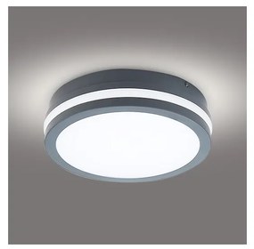 Corp de iluminat LED de exterior cu senzor Brilagi BENE LED/18W/230V d. 22 cm IP54