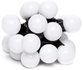 Ghirlandă luminoasă cu LED LUKKA, 20 becuri, alb