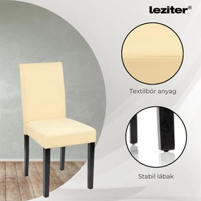 Set de masă Karen 4+1 negru-bej