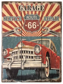 Tablou ROUTE 66 - GARAGE, 30x40cm