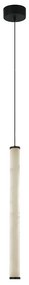 Lustra Suspendata LED, 20W, ALABASTER- BLACK, ZB-2541