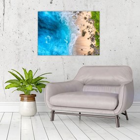 Tablou pe sticlă Plaja din Indonezia (70x50 cm)