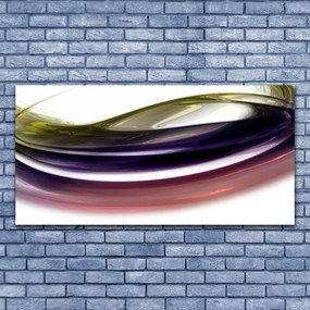 Tablou pe panza canvas Abstract Art Violet Roz Alb