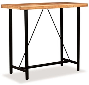 275131 vidaXL Set mobilier bar, 5 piese, lemn masiv acacia și lemn reciclat
