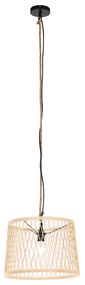 Lampa suspendata exterioara rural ratan 40 cm - Calamus