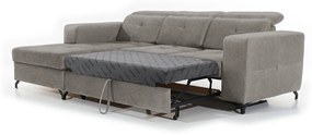 Canapea de colț cu funcție de dormit Belavio Mini Stânga - Crown 4 Taupe