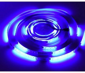 Kit Bandă LED Digitală Lumină Albastră 12W/m 10m 24V cu Transformator 200W și Controler