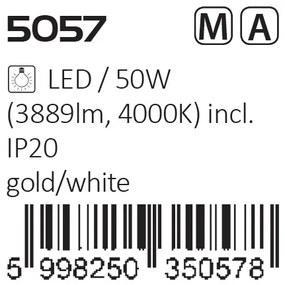 Plafoniera LED camera de zi, sufragerie, dormitor Carmella 5057 RX