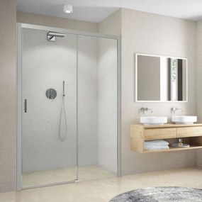 Usa de nisa culisanta Roth Cariba 130 cm sticla 6 mm crom dreapta