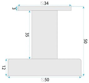 Cuier de baie 6606A Modern crom periat