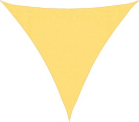 vidaXL Pânză parasolar, bej, 3 x 3 x 3 m, HDPE, 160 g/m²