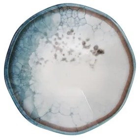 Set de masă din porțelan, 24 piese, albastru