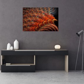 Tablou - Pene de imitație abstractă (90x60 cm)