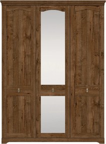 Dulap PATRAS, stejar april, PAL, cu 3 usi, 153x59x208 cm