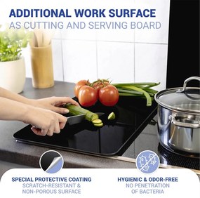 Protecții de aragaz 2 buc. din sticlă temperată 30x52 cm Universal – Wenko