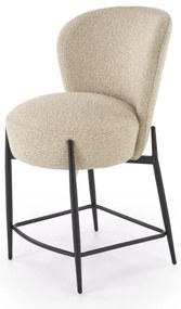 Scaun de bar H126 stofa bej H95 cm