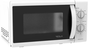 Cuptor cu microunde Tesla MW2030MW, 20 L, Dezghetare, 700 W, 5 trepte de putere, Alb